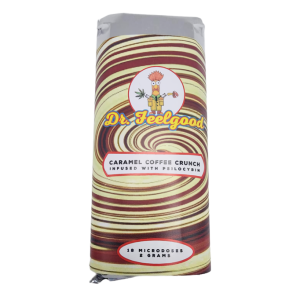 Dr. Feelgood – Karamell-Kaffee-Crunch-Schokoriegel