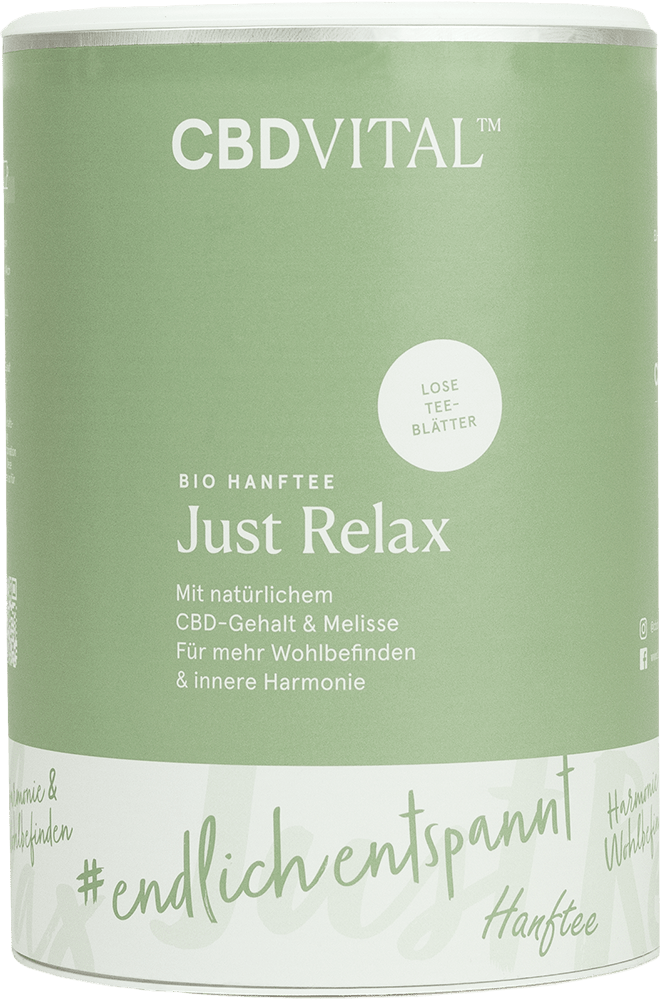 CBD Hanfblättertee Bio 1.5% - just relax
