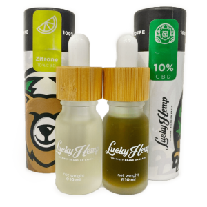 Probier-Set Aromaöl Zitrone + 10% Vollspektrum CBD-Öl