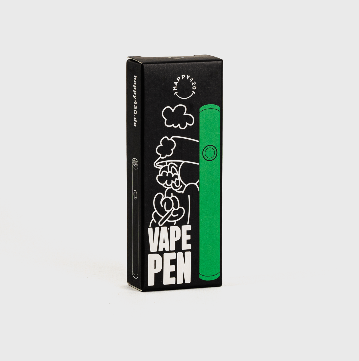 Vape Pen Green Preheat Button inkl. Charger